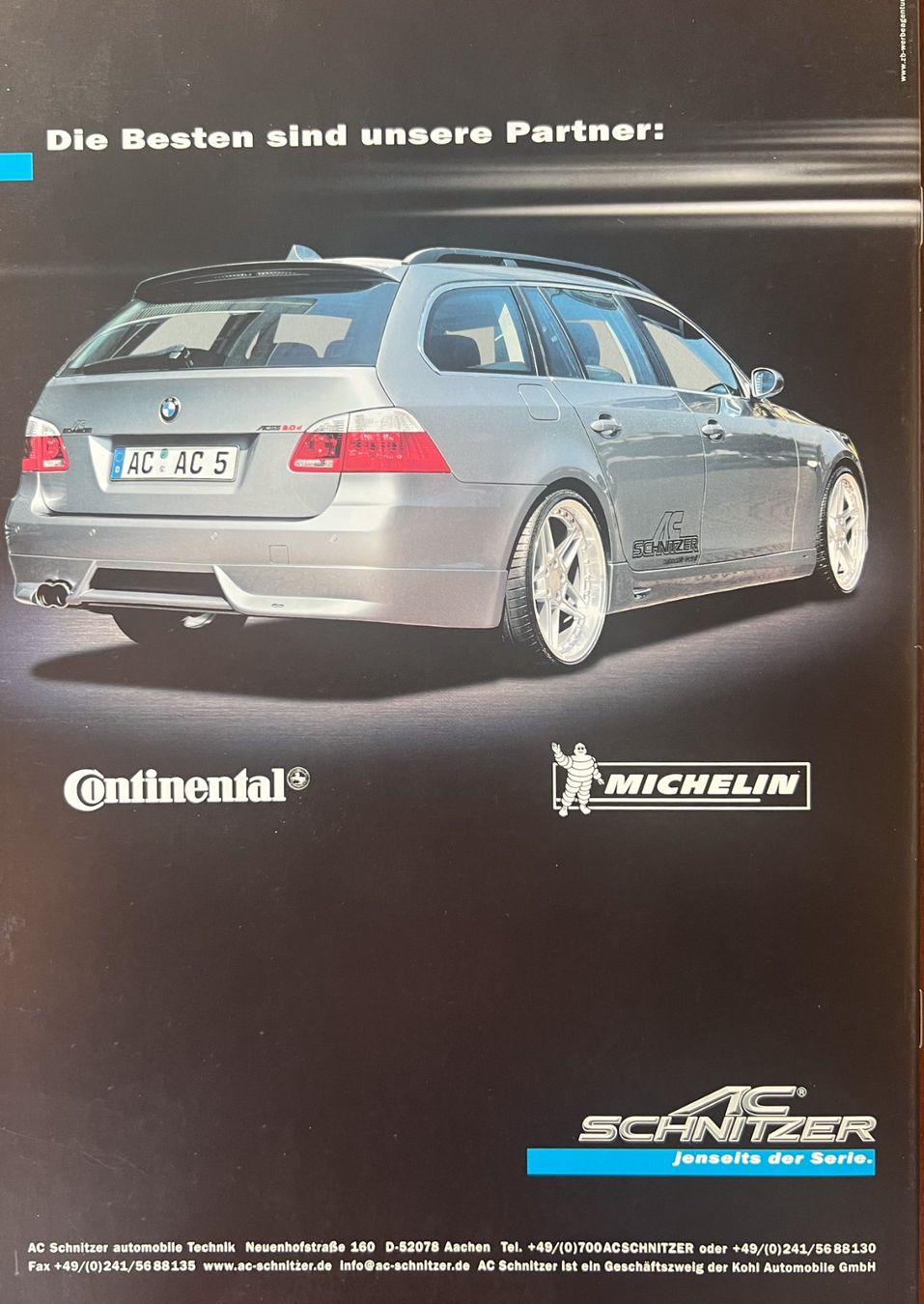 BMW Dokumente: PROSPEKT | BMW - AC SCHNITZER ACS5 / M5 - E63/E61 | AB 2005 – Gebraucht aus Unterägeri von Isha04 1