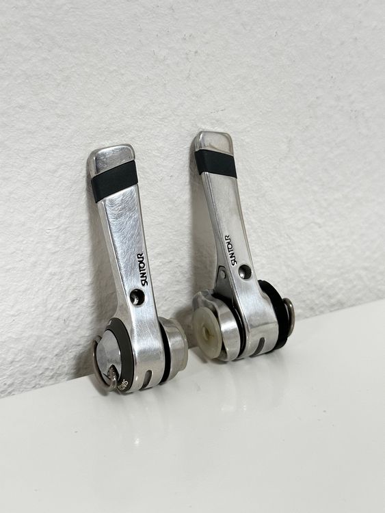 Manettes Vintage Suntour Index Power Control – Shifters De Cadre – Occasion