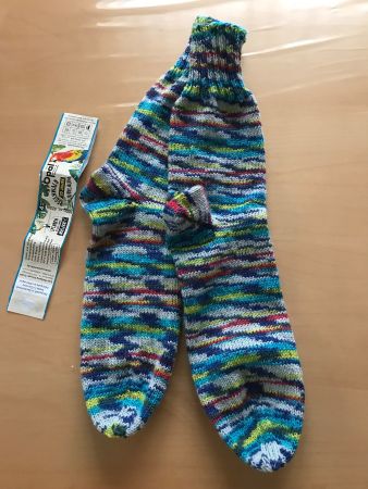 Herrensocken, Gr. 41/42, Handarbeit