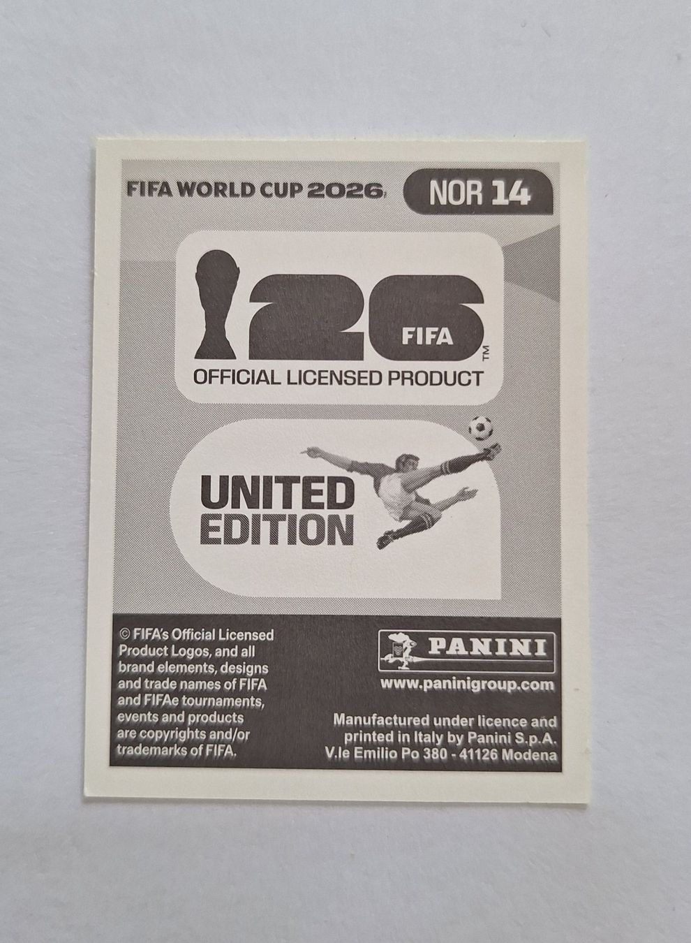 Panini Carte collezionabili: Panini Patrick Berg NOR 14 – Nuovo (secondo la descrizione) da Romanens venduto da Crocette 1