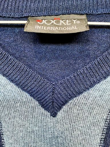 Pullover & Sweatshirts: Jockey International Colorblock V-Ausschnitt Pullover - – Gebraucht aus Zug von vinokilo 3