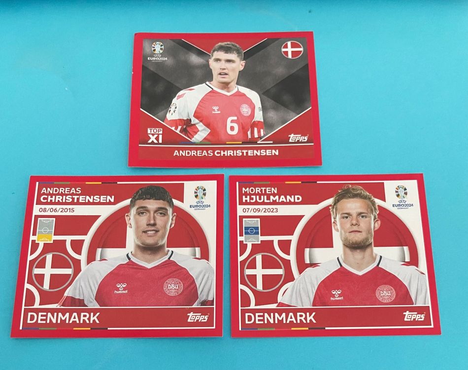 STICKER TOPPS EURO 2024 - SIMON KJAER - DENMARK - DEN 2