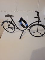 Metall Deko Fahrrad Weinflaschenhalterung Vintage Look