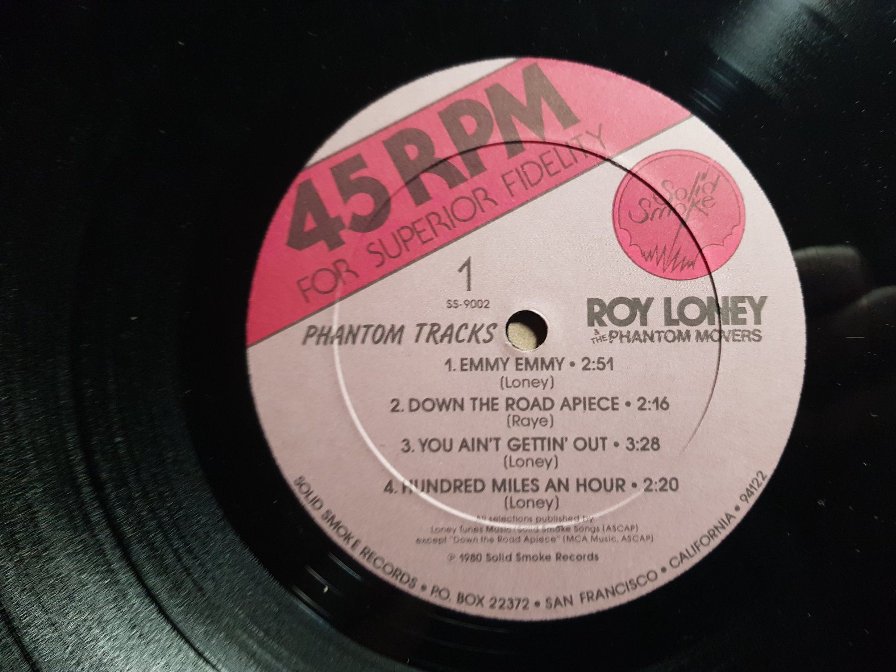 Dischi in vinile: LP: Roy Loney & The Phantom Movers –Phantom Tracks 1980 – Usato da Walterswil BE venduto da Lonitti 5