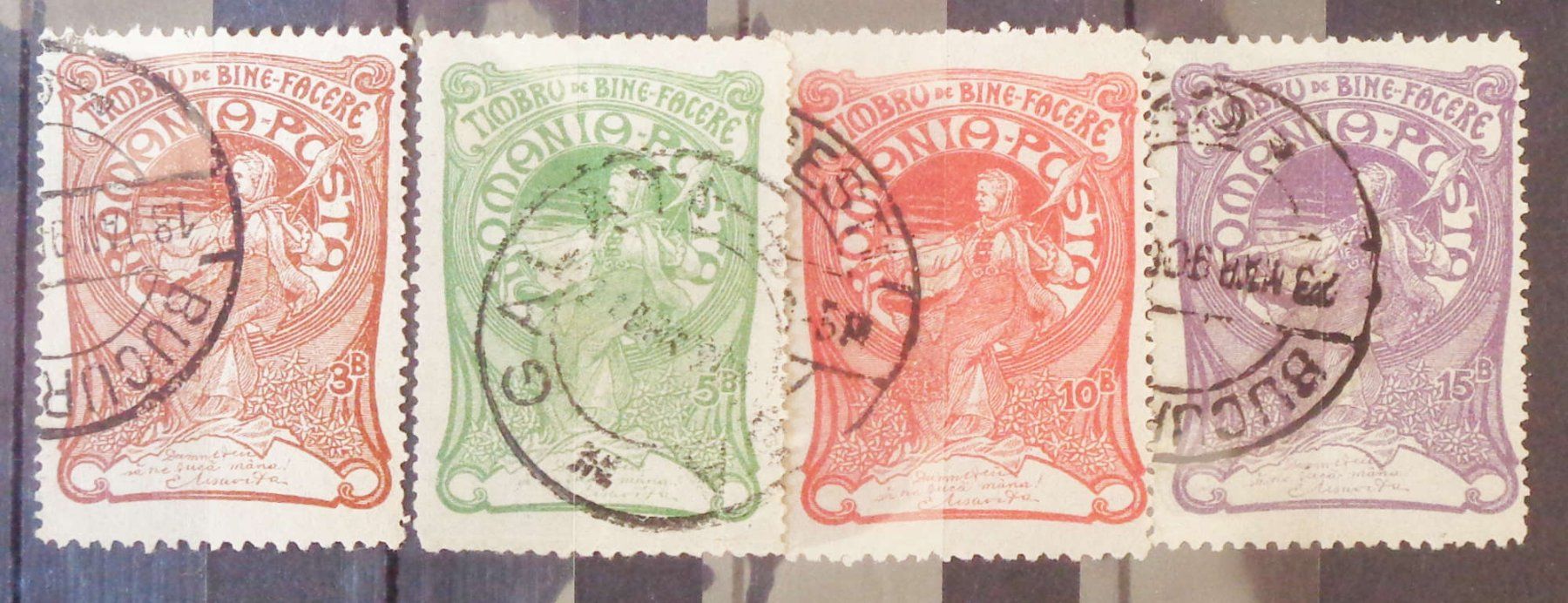 Tutti i francobolli: ROMANIA 1906: Série de bien-faisance, O – Nuovo (secondo la descrizione) da Le Locle venduto da timbrettino
