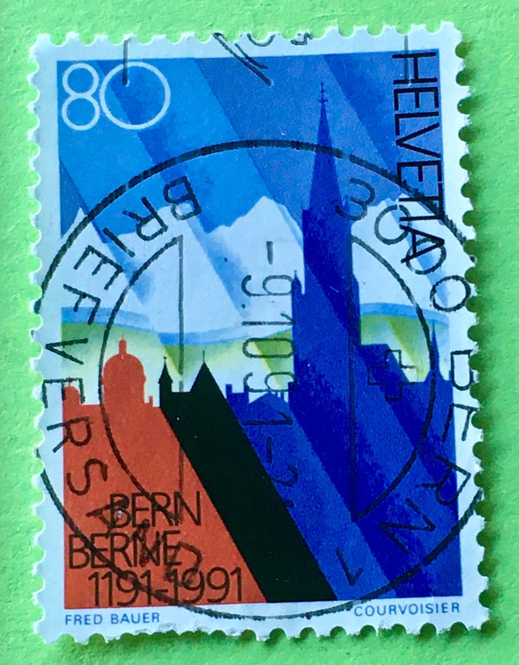 Tutti i francobolli: Nr.806 GESTEMPELT Bern    – Usato da Aarau venduto da Billa007