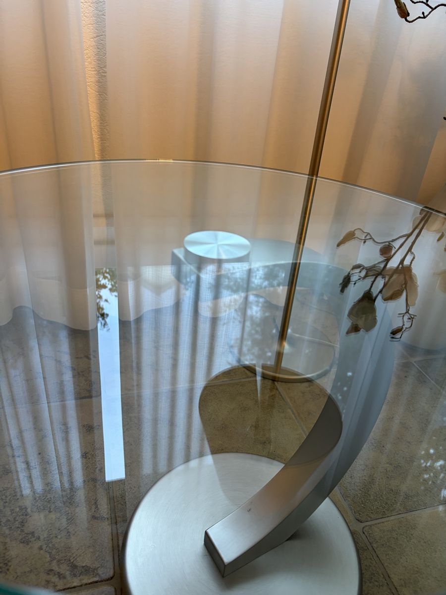 Tables: Glas Beistelltisch rund – D'occasion à Rüschlikon par chr_2dl6 3