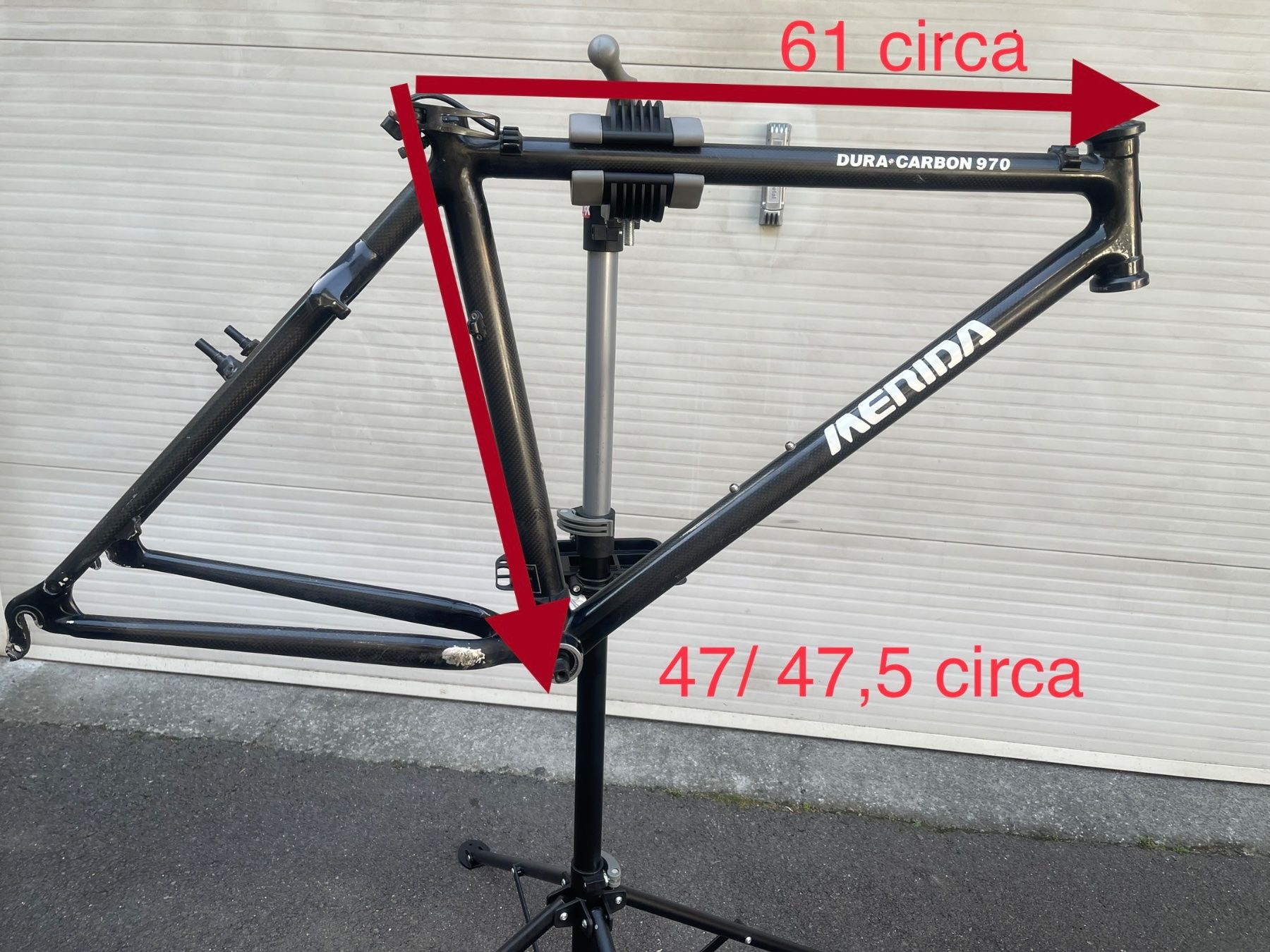 Merida Biciclette: Rahmen Merida Dura Carbon 970 – Usato da Giubiasco venduto da bulag 9