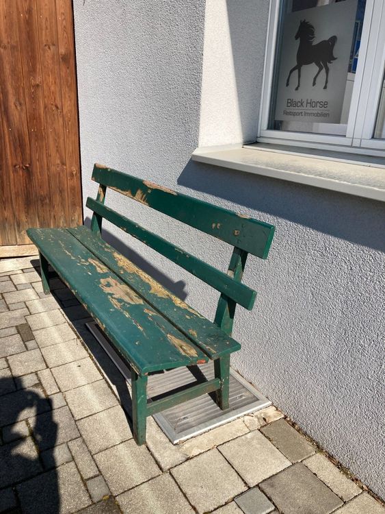 Alte Gartenbank zum restaurieren Kaufen auf Ricardo