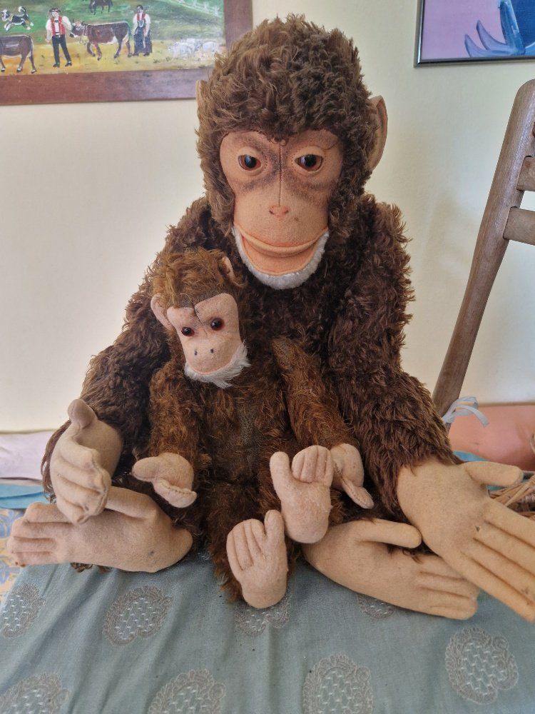 Steiff Giocattoli: Antiker grosser Schimpansen aus Mohair – Usato da Zürich venduto da hmaeder01 3