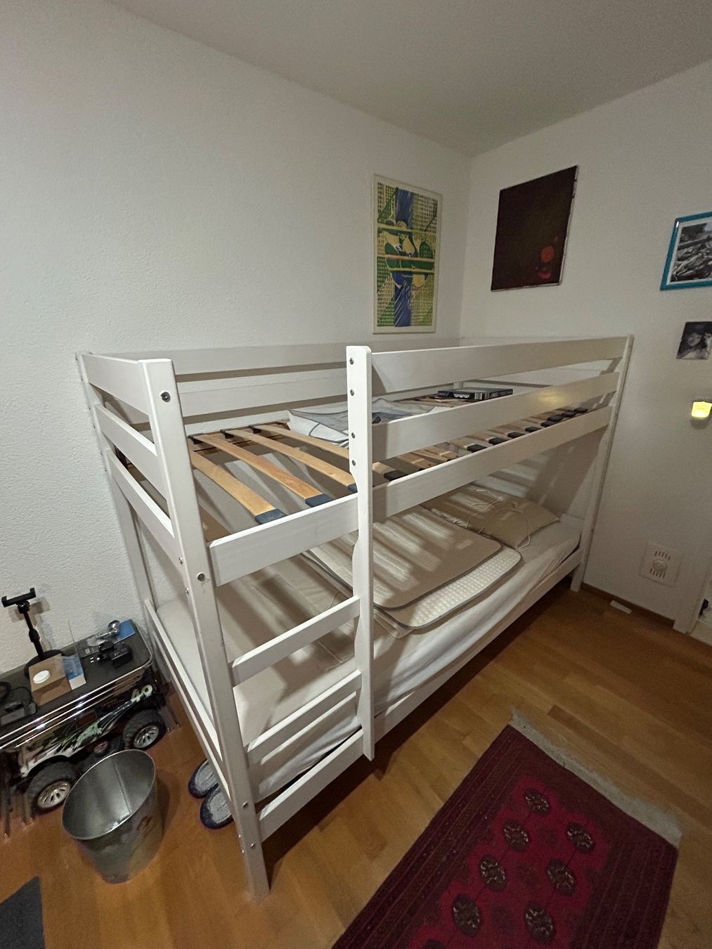 Ikea Letti: Doppelbett weiss – Usato da Wabern venduto da belka72 1