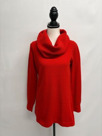 French Connection Rollkragenpullover Strick M rot