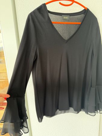 LIU JO - Elegante Damen Bluse, Schwarz, Grösse 38