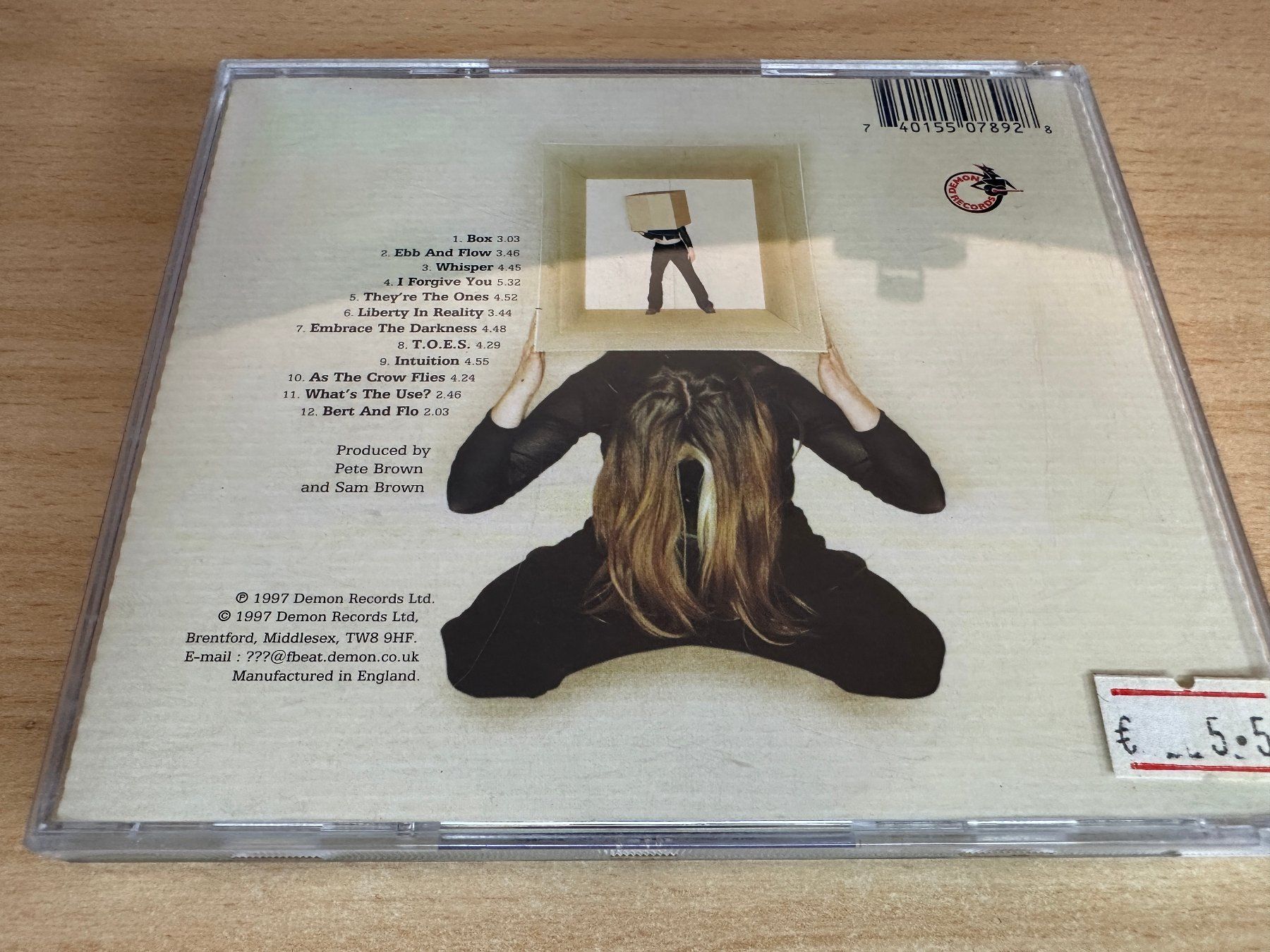 CD: Sam Brown – Box – Usato da Rikon im Tösstal venduto da Alpenmutz 1