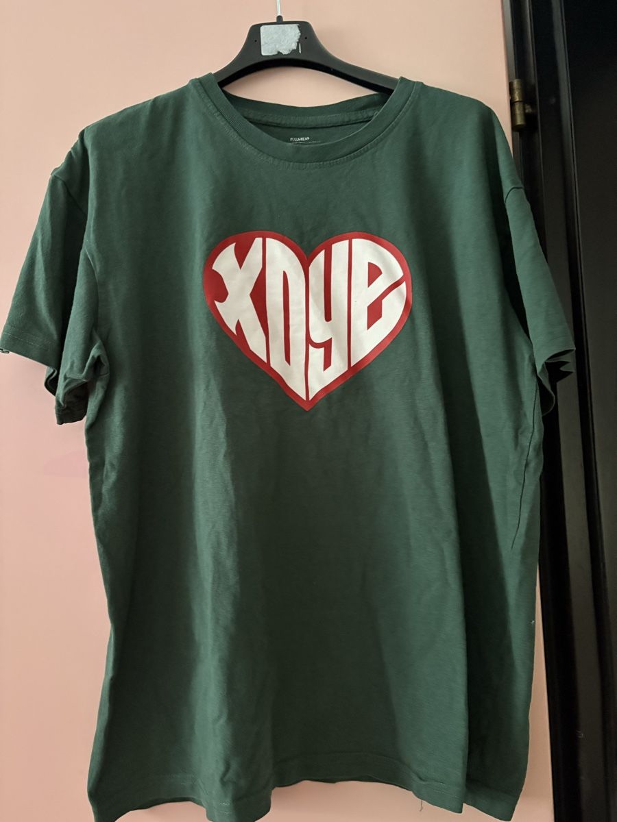 T-shirts: Maglietta Pull&Bear xdye verde – D'occasion à S. Antonino par FedeKikka88