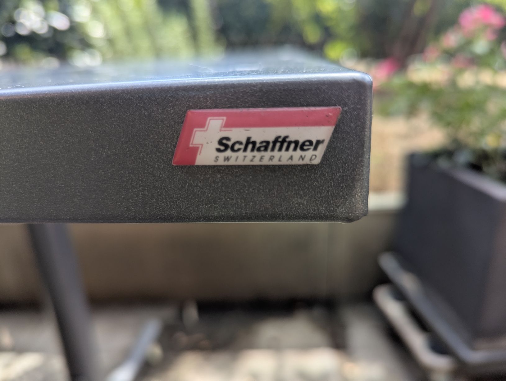 Tische: Original Schaffner Gartentisch anthrazit – Gebraucht aus Niederlenz von nikasch 4