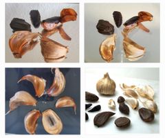 200 gr Schwarzer Knoblauch Zehen /aglio nero 200gr=5 Stück