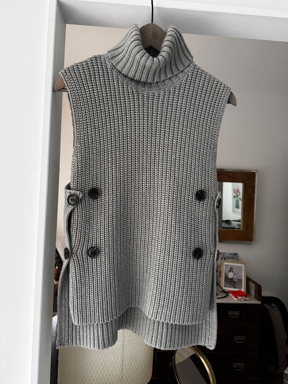 Gilet Sans Manches Zara Beige - Taille L, Femme, En Fourrure (softshell) - Très Bon état