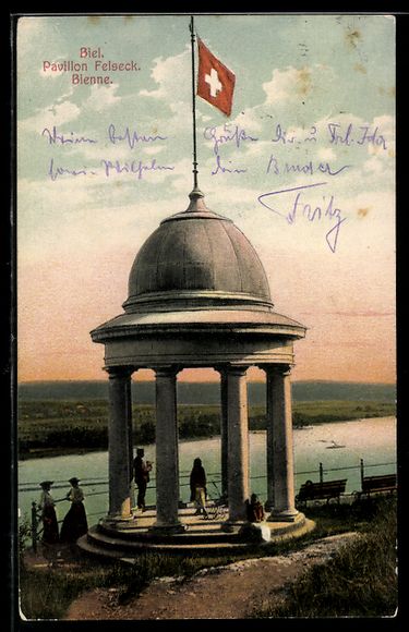 Cartes postales: AK Biel, Pavillon Felseck – D'occasion à Berlin par bartko-reher