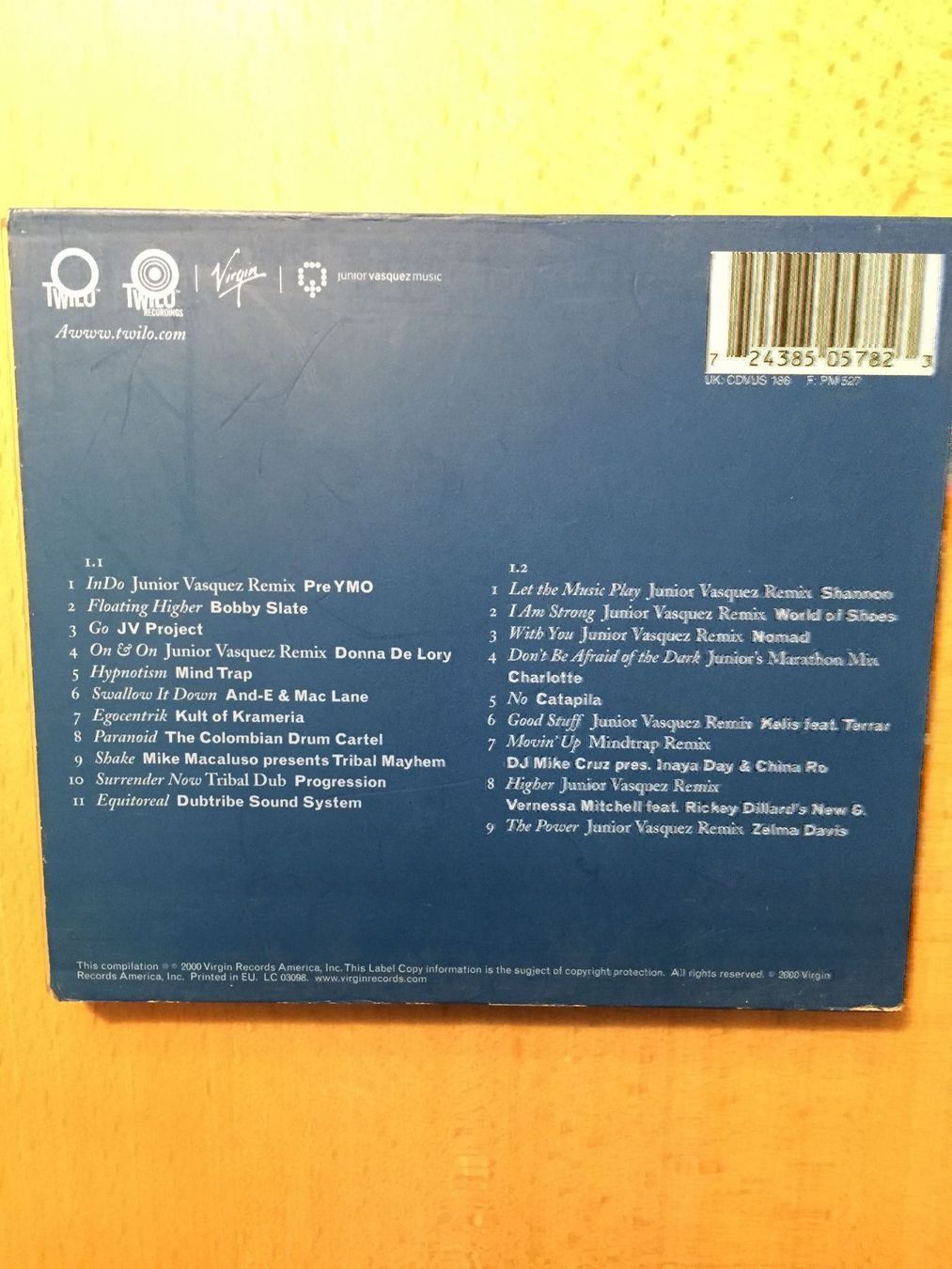 CDs: Junior Vasquez - Twilo Vol:1 – Gebraucht aus Rüti ZH von alumedien 1