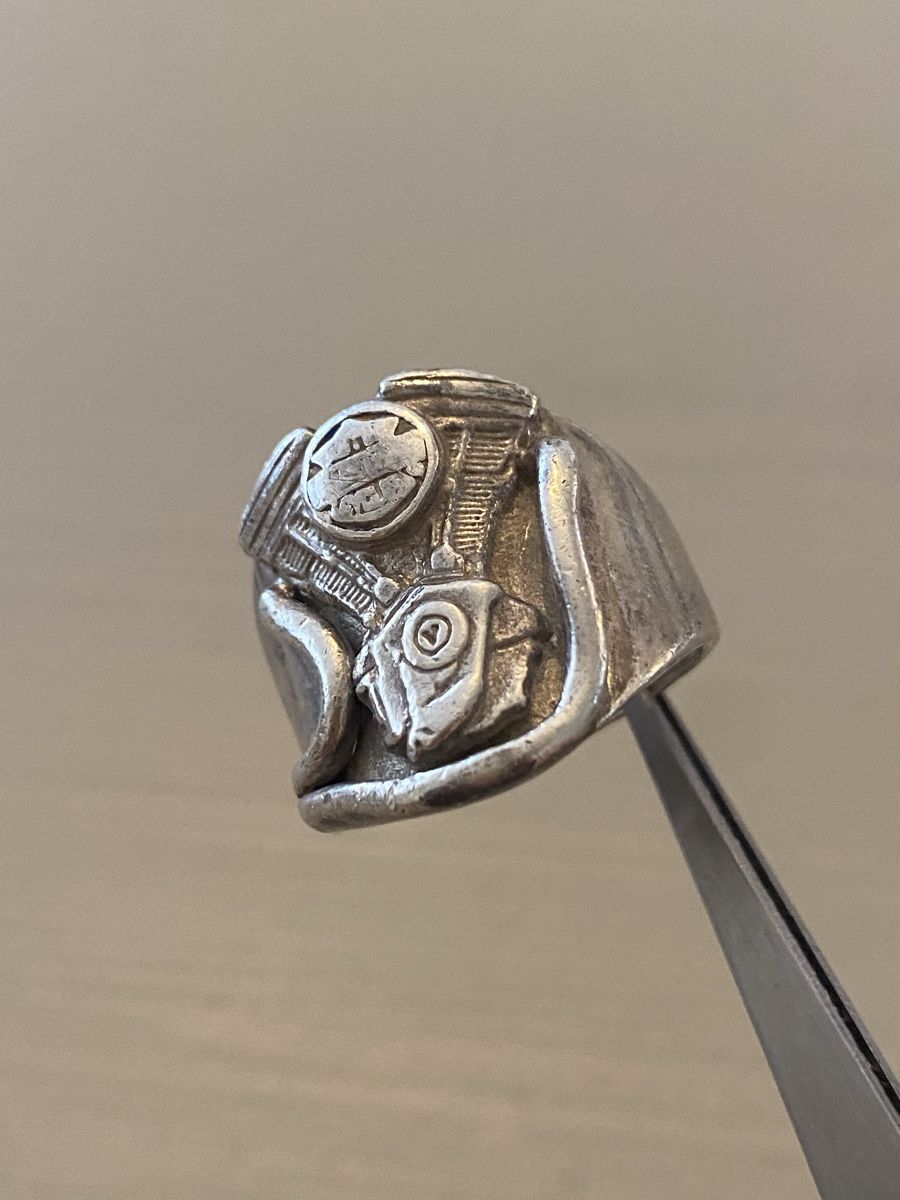 Anelli: Vintage Herrenring Silber – Usato da Birr venduto da Vintage-Liebhaber