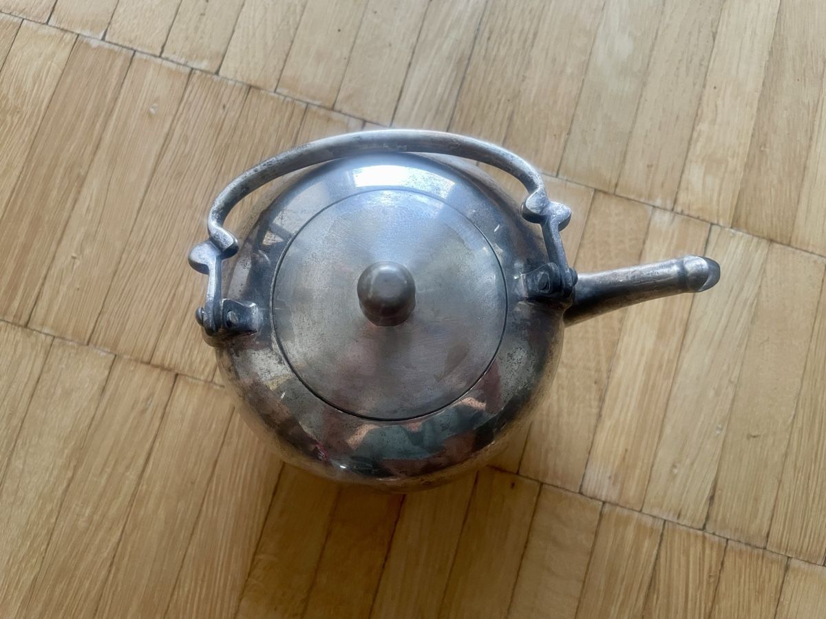Teekannen: Herzige, versilberte Vintage Teekanne – Gebraucht aus Stäfa von yumai1 5