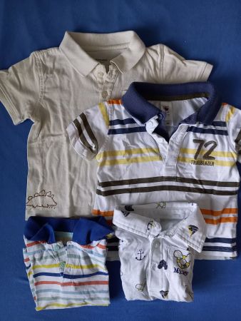 2 +2 T-Shirt mit Kragen Gr. 80/86
