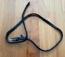 Geflochtener Gürtel, schwarz