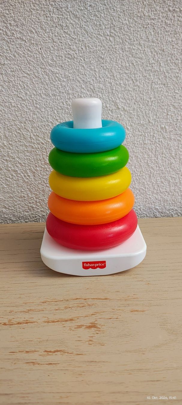 Fisher-Price Giocattoli: Fisher-Price Eco Farbring Pyramide – Usato da Bülach venduto da Surbetone
