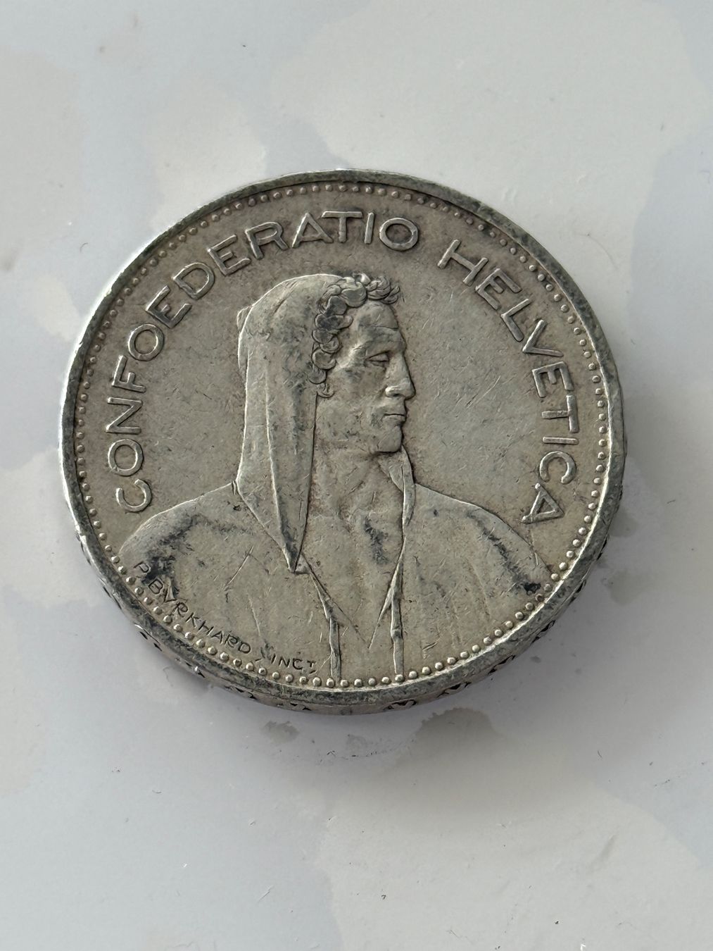 Tutti le monete: 5 Franken 1935  Silber – Usato da Wallisellen venduto da SWISS_SILVER1 1