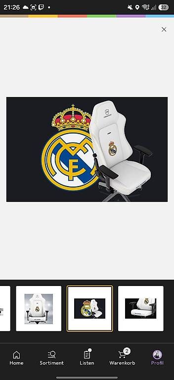 Sedie: Büro/Gamingstuhl Real Madrid – Usato da Hettenschwil venduto da cor_2ynk 4