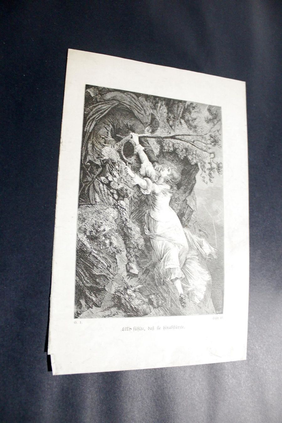 Grafica & Litografie: Zinkätzung JUGENDSTIL / ROMANTIKER, 1880 – Usato da Bern venduto da kultiges 5