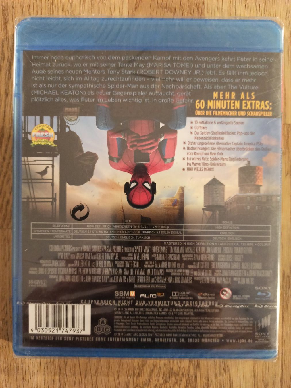Tutti i DVDs: Marvel - Spider-man Homecoming - Blu-ray Neu & Sealed – Nuovo e nell'imballaggio originale da Oberweningen venduto da mar_87mx 1