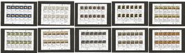 UNITED NATIONS USA Bogen postfrisch 1989 bis 1993