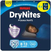DryNites 8j-13j (30-48kg),Boys,Pyjama Pants,52 Stk