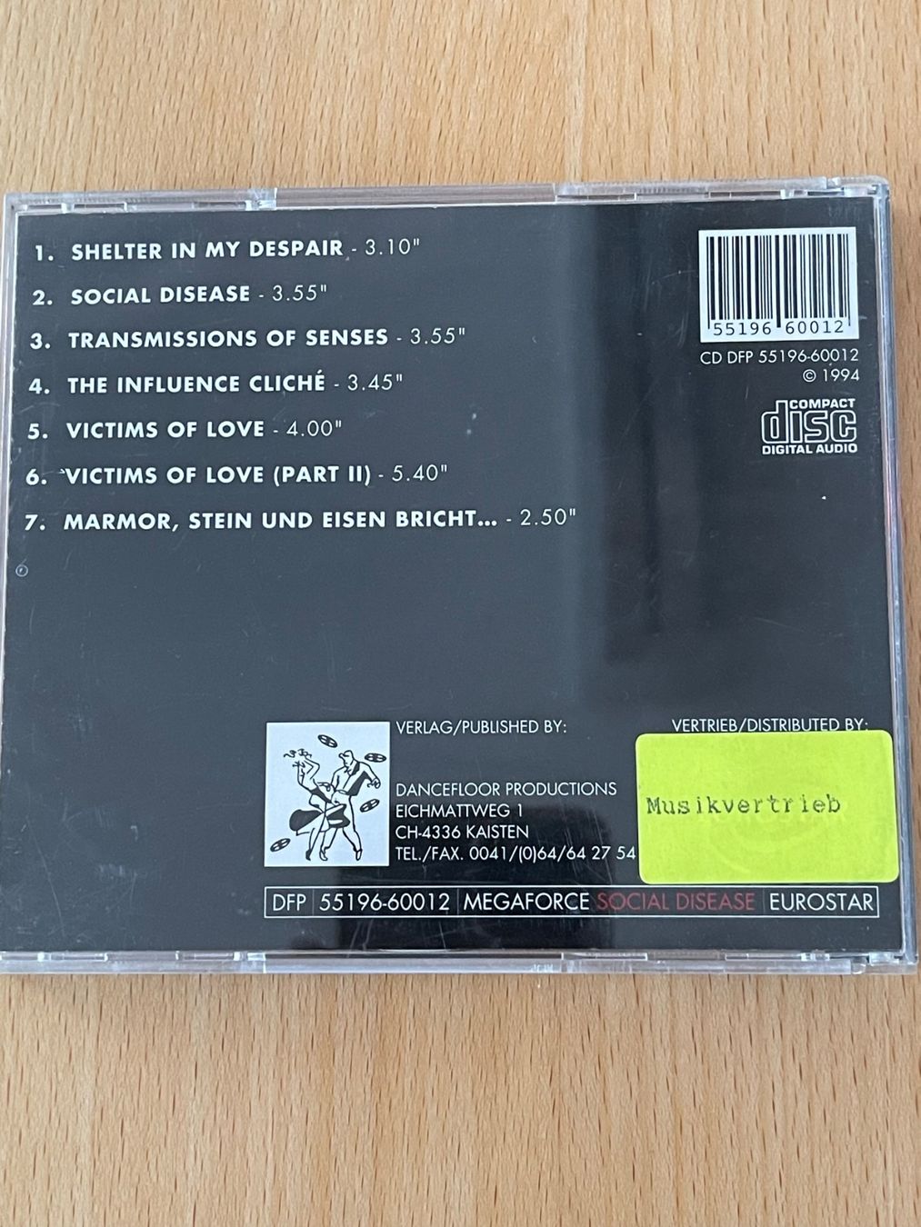 CD: Megaforce - Social Disease – Usato da Rüti ZH venduto da alumedien 1