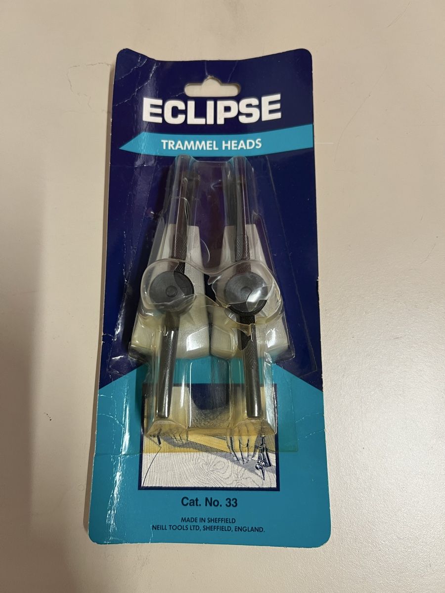 Tutti gli attrezzi: 1 Paar Zirkelköpfe ECLIPSE (Stangenzirkel) – Nuovo e nell'imballaggio originale da Hünenberg venduto da Abtech