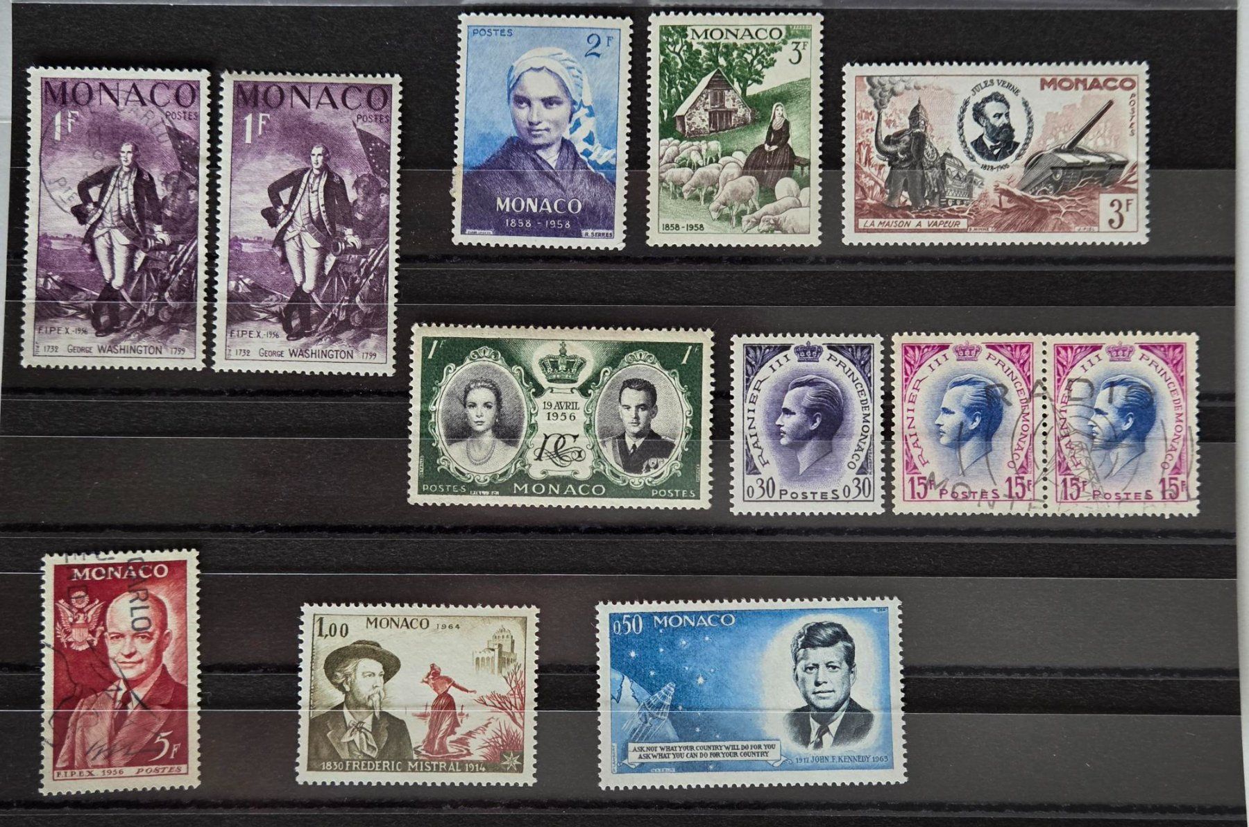 Tutti i francobolli: Monaco Briefmarken Sammlung: Diverse Motive – Usato da Luzern venduto da Kartenansicht 2