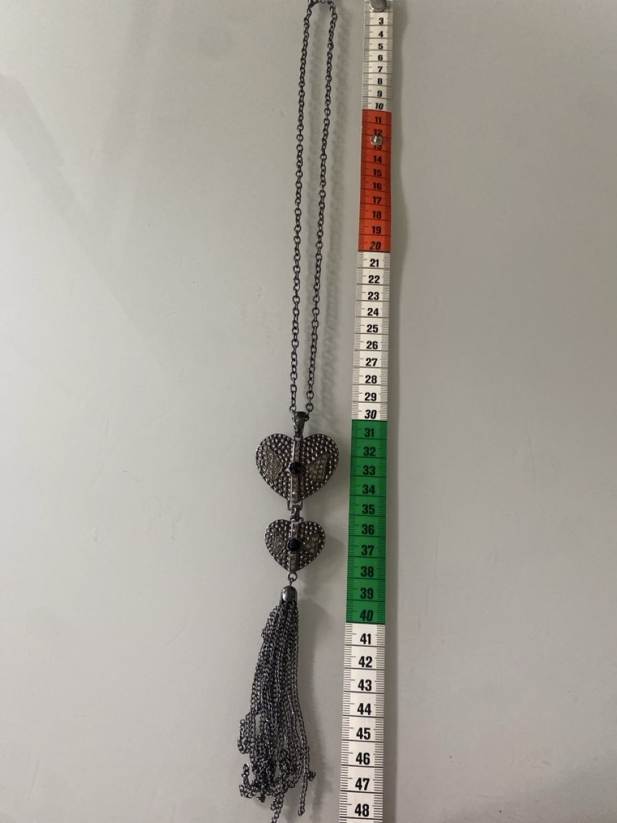 Catenine: Collier pendentif coeurs et franges - Style unique! – Nuovo (secondo la descrizione) da Geneve venduto da pat_p76n 3