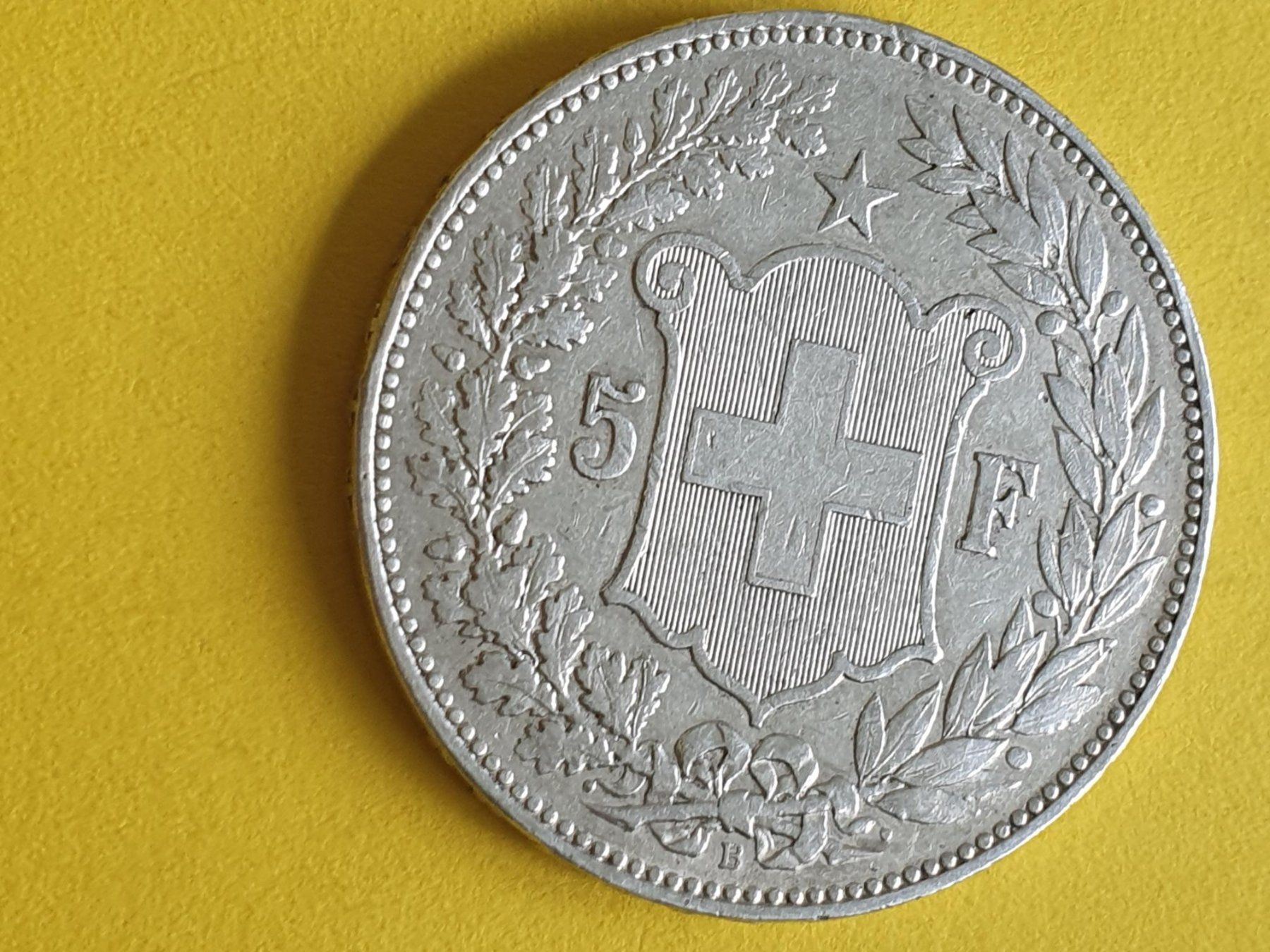 Alle Münzen: 5 FRANKEN 1907 SUPER  Top  **** , ( Poste A+ ) – Gebraucht aus luzern von Jrouge 1