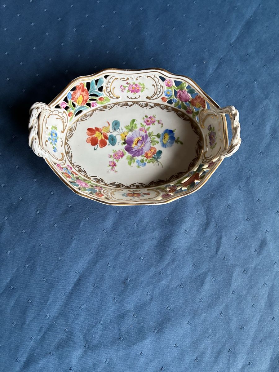 Ciotole: Dresden - Korbschale mit Blumenmotiven – Usato da Dornach venduto da Rosengarten
