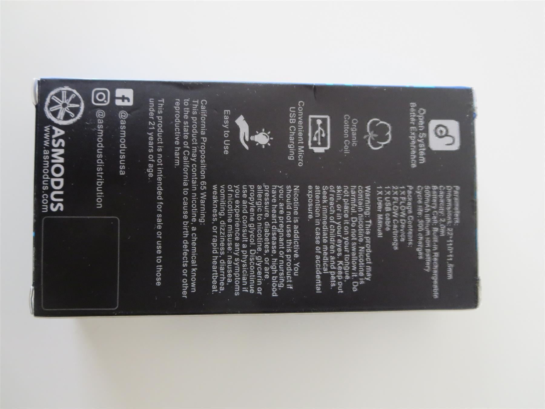Sonstige Tabakwaren: Asmodus Flow V1.5 Pod Set - schwarz – Gebraucht aus Zürich von Lacoste06 7