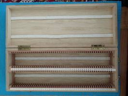 Boite à diapositives en bois de belle qualité