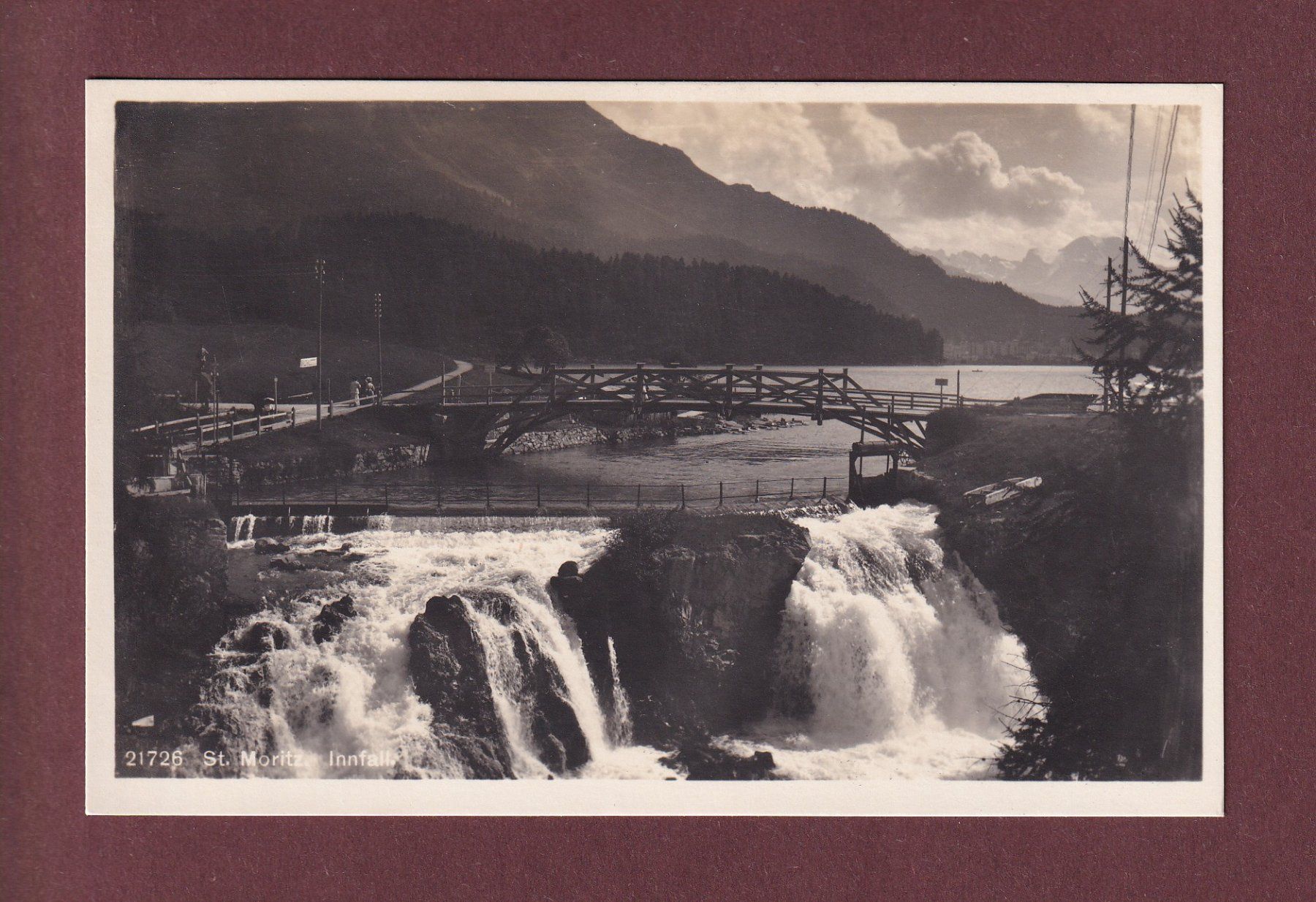 Cartoline postali: ST. MORITZ - Infall – Usato da Pully venduto da nicecards