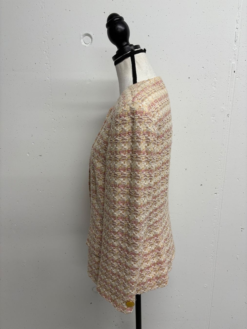 Giacche: Tweed Jacke Blazer Gr. 42 rosa Elegance – Nuovo (secondo la descrizione) da Regensdorf venduto da secondchancefashion 1