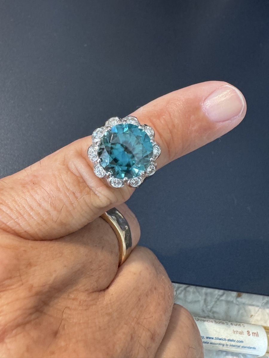 Ringe: Ring Zirkon Gold 750 – Gebraucht aus Au ZH von parabellum60 7