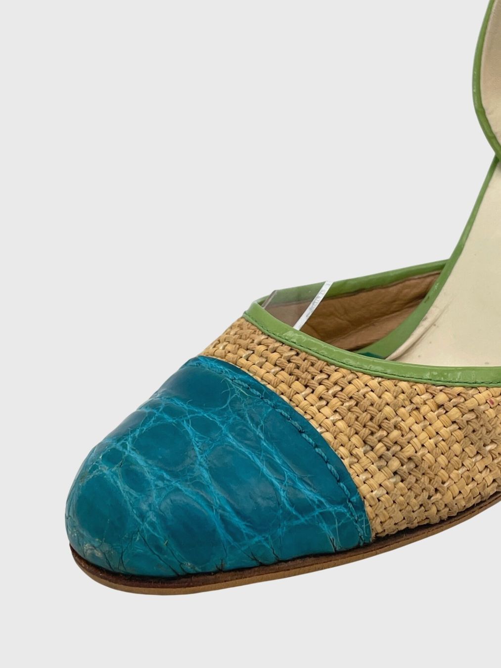Prada Chaussures femmes: Prada Cap Toe Slingback EU 38 Mehrfarbig – D'occasion à Zürich par shoe_shop 5
