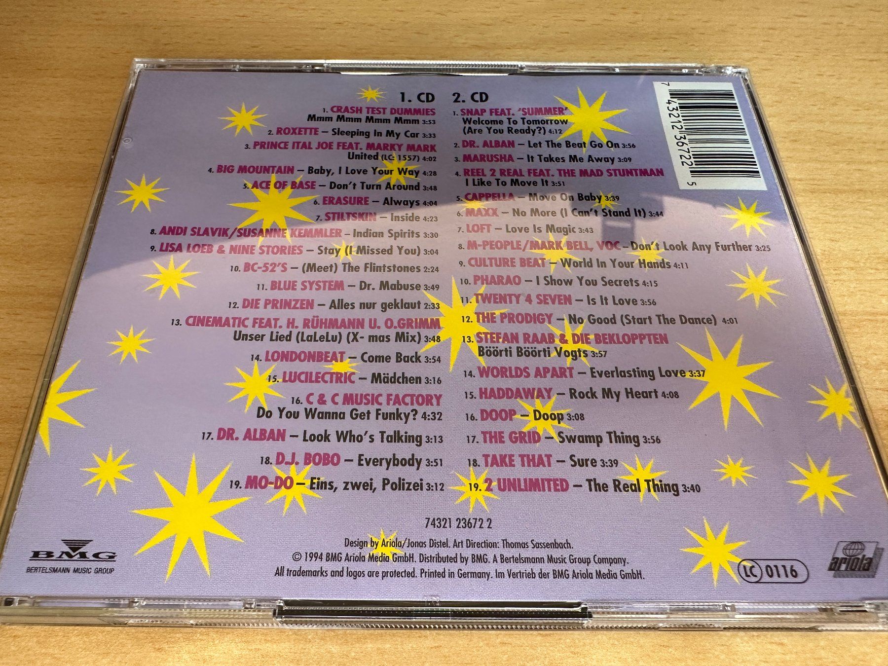 CDs: Various – Internationale Hits 94 - 2 CD – Gebraucht aus Rikon im Tösstal von Alpenmutz 1