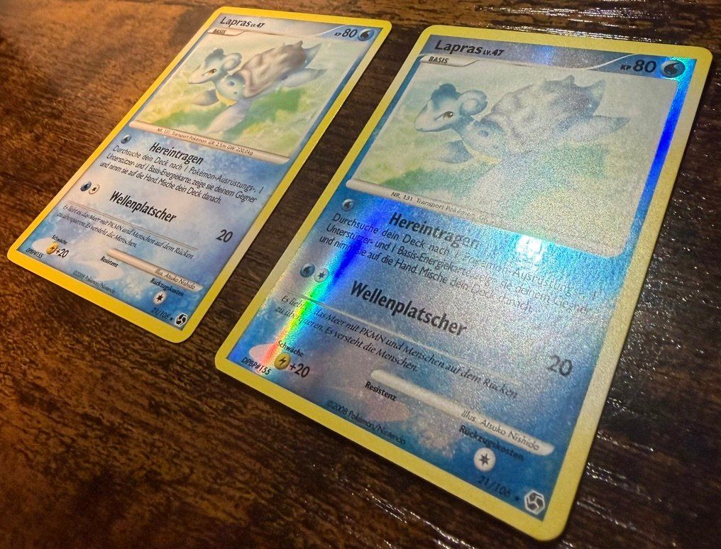 Pokémon Carte collezionabili: Lapras Rare Reverse Holo & Rare 21 – Usato da Zürich venduto da PEACECOCOON 1