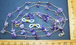 Brillenkette G-671 – Brillen Kette – Amethyst